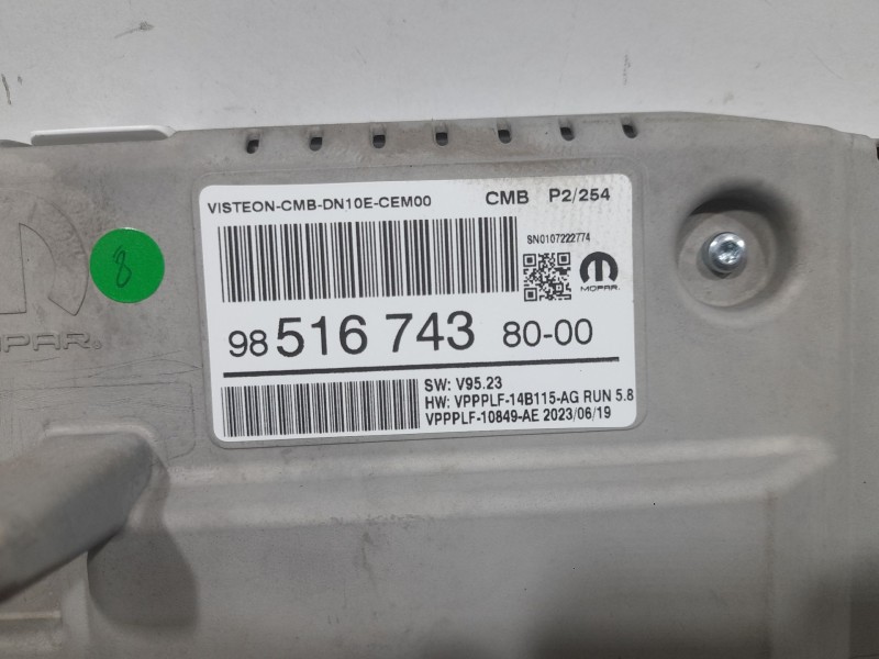 Recambio de cuadro instrumentos para peugeot 2008 (p1) allure referencia OEM IAM 9851674380  
