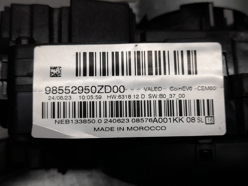 Recambio de mando luces y limpia para peugeot 2008 (p1) allure referencia OEM IAM 98552950ZD  