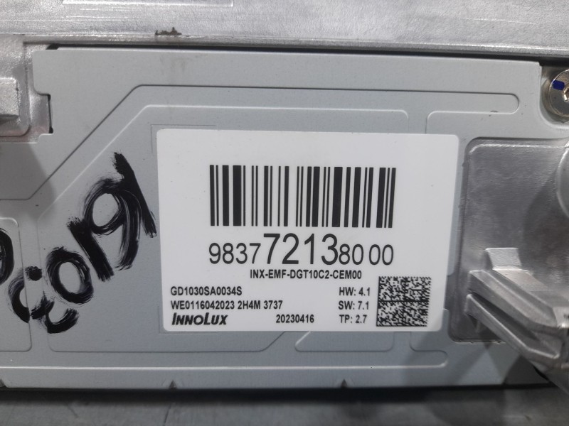 Recambio de sistema navegacion gps para peugeot 2008 (p1) allure referencia OEM IAM 9837721380  