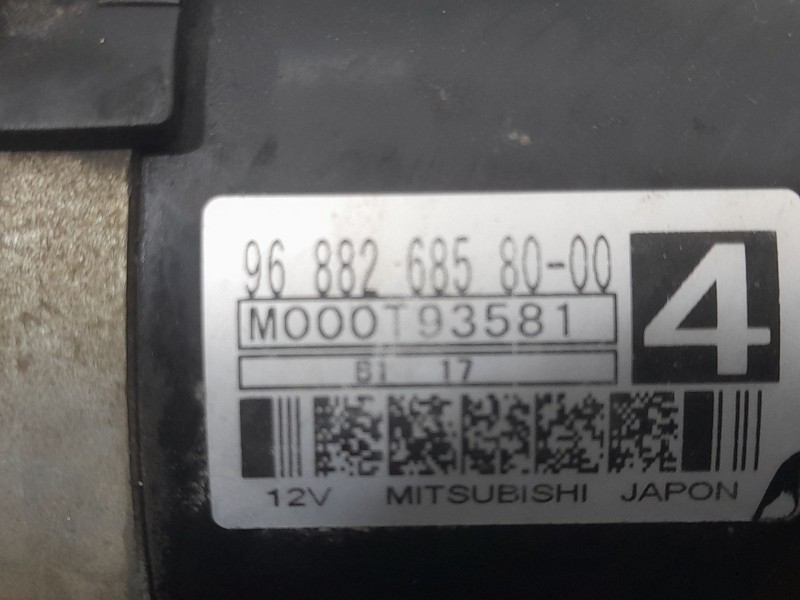 Recambio de motor arranque para citroën c3 picasso seduction referencia OEM IAM 9688268580  