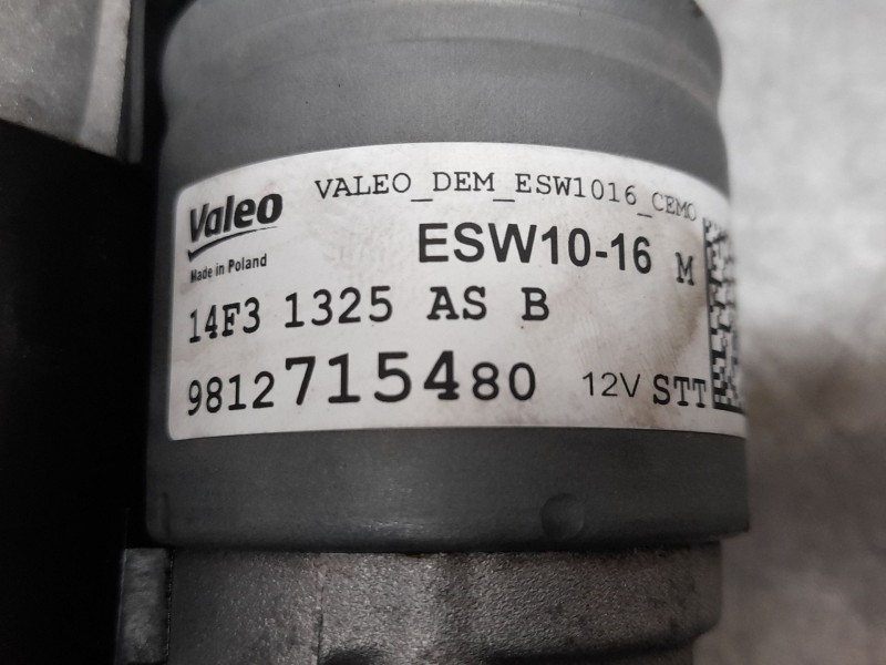 Recambio de motor arranque para peugeot 2008 (p1) allure referencia OEM IAM 9812715480 ESW1016 VALEO