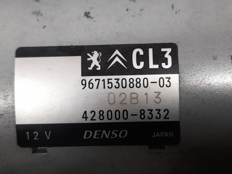 Recambio de motor arranque para citroën c3 iii (sx) 1.2 vti 82 referencia OEM IAM 9671530880 DENSO 