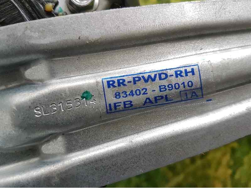 Recambio de elevalunas trasero derecho para hyundai i10 style referencia OEM IAM 83402B9010 2 PINS ELECTRICO