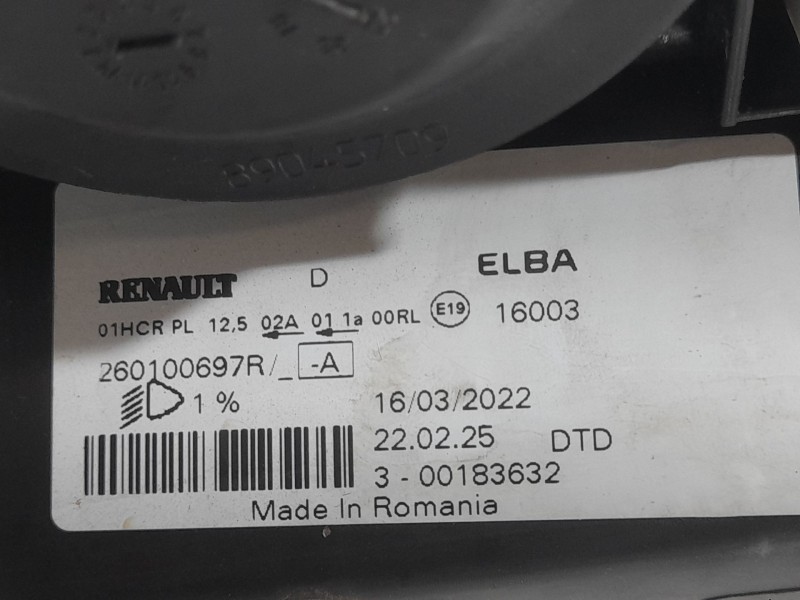 Recambio de faro derecho para dacia logan ii tce 90 lpg referencia OEM IAM 260100697R TOCADO 