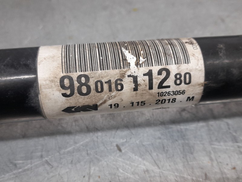 Recambio de transmision delantera derecha para citroën c3 iii (sx) 1.2 vti 82 referencia OEM IAM 9801611280  