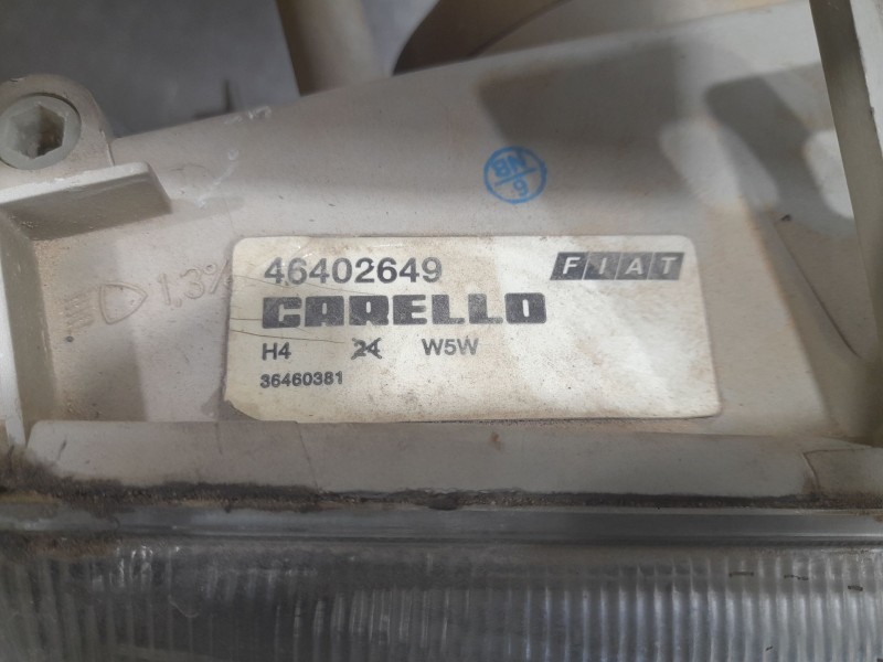 Recambio de faro derecho para fiat punto berl. (176) 1.1 referencia OEM IAM 46402649 36460748 CARELLO