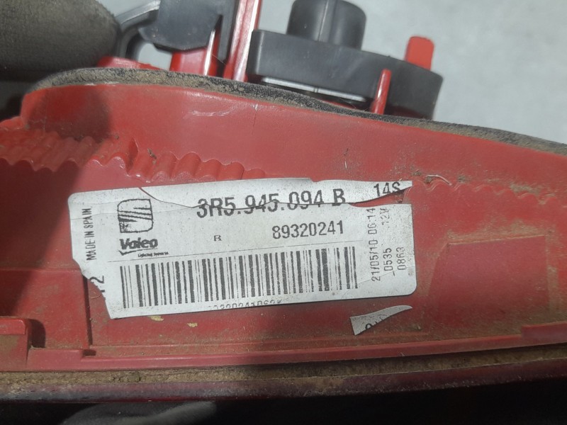 Recambio de piloto trasero derecho interior para seat exeo (3r2) 2.0 tdi referencia OEM IAM 3R5945094B  