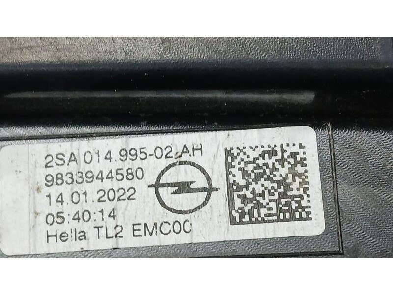 Recambio de piloto trasero derecho para opel mokka elegance referencia OEM IAM 9833944580  