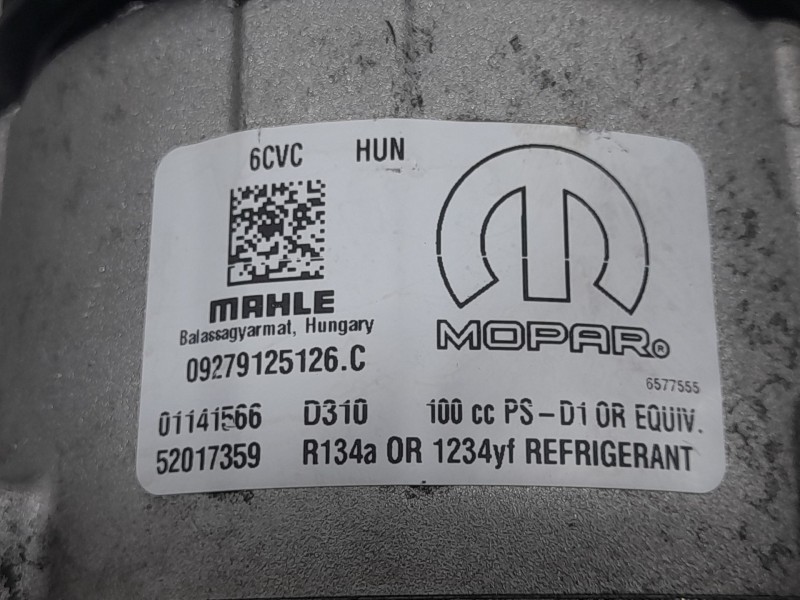 Recambio de compresor aire acondicionado para fiat tipo hatchback (356_, 357_) 1.4 (356hxa1b) referencia OEM IAM 52017359  