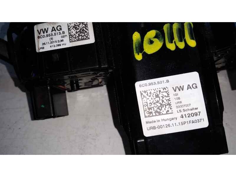 Recambio de mando luces y limpia para skoda rapid style referencia OEM IAM 6C0953501B  