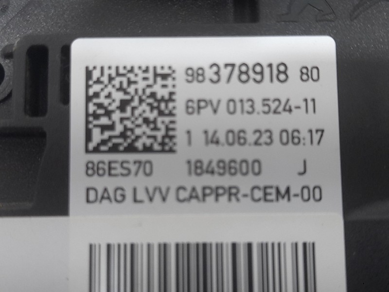 Recambio de potenciometro pedal para peugeot 2008 (p1) allure referencia OEM IAM 9837891880  