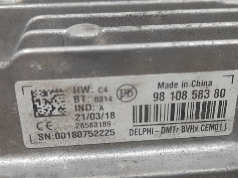 Recambio de centralita start / stop para peugeot 3008 gt-line referencia OEM IAM 9810858380  