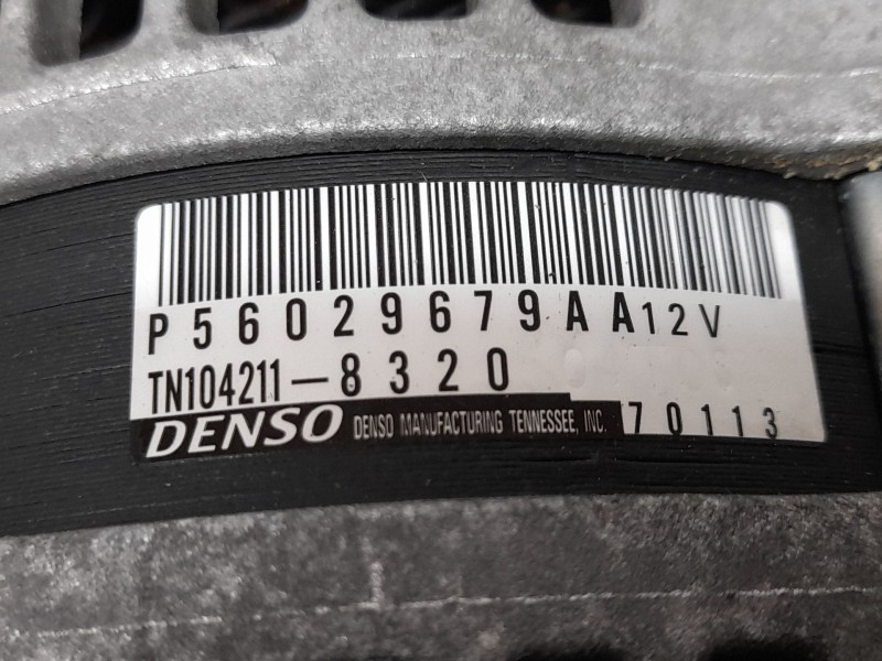 Recambio de alternador para jeep cherokee limited 4x2 referencia OEM IAM P56029679AA DENSO 