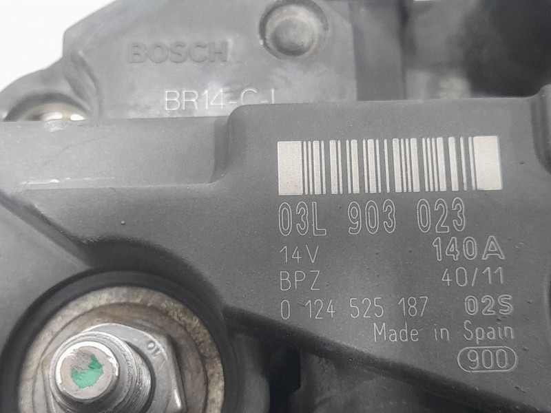 Recambio de alternador para audi a1 (8x) attraction referencia OEM IAM 03L903023 124525187 BOSCH