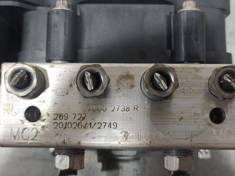 Recambio de abs para dacia duster ii prestige referencia OEM IAM 476602738R BOSCH 0265257337