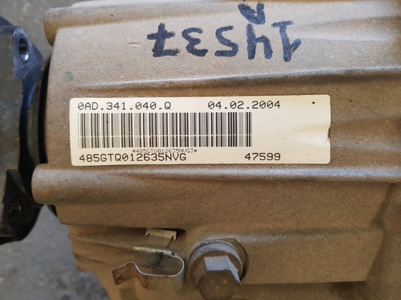 Recambio de caja transfer para porsche cayenne (typ 9pa) turbo referencia OEM IAM 0AD341040Q  