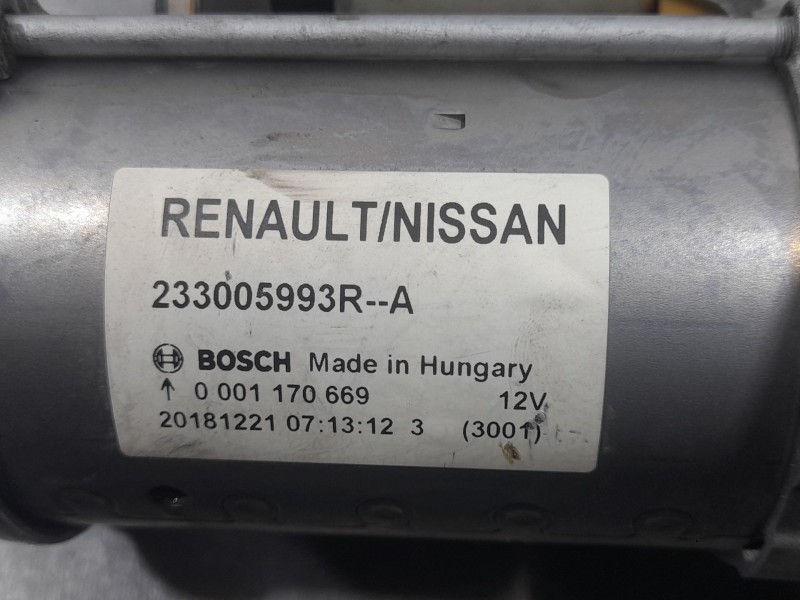 Recambio de motor arranque para nissan micra v (k14) 5 puertas referencia OEM IAM 233005993RA  