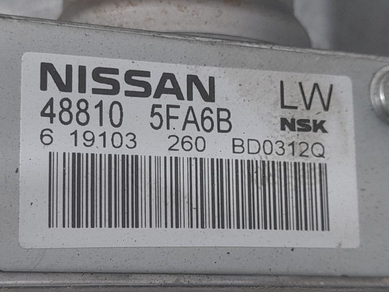 Recambio de columna direccion para nissan micra v (k14) 5 puertas referencia OEM IAM 488105FA6B  ELECTRO-MECANICA