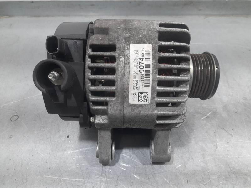 Recambio de alternador para peugeot 208 style referencia OEM IAM 9806007480 MS1012101721 DENSO