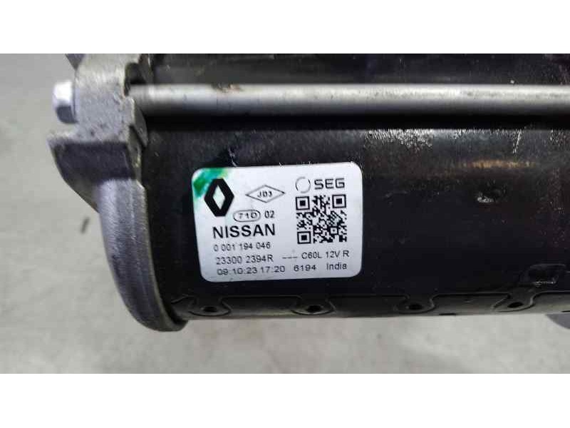 Recambio de motor arranque para renault captur ii techno referencia OEM IAM 233002394R  