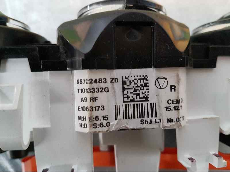 Recambio de mando calefaccion / aire acondicionado para peugeot 208 active referencia OEM IAM 96722483ZD T1013332G E1063173