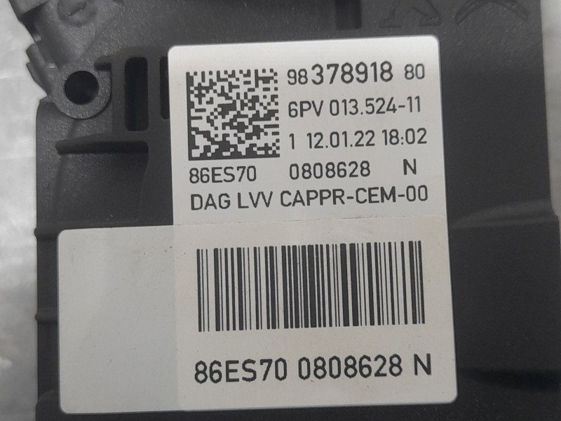 Recambio de potenciometro pedal para opel mokka elegance referencia OEM IAM 9837891880  