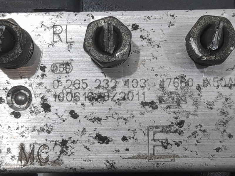 Recambio de abs para nissan nv200 furgoneta 1.5 dci 85 (m20, m20m) referencia OEM IAM 47660JX50A  