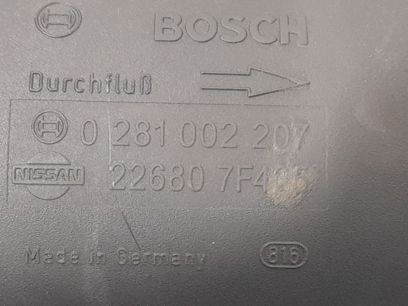 Recambio de caudalimetro para nissan primera (p11) 2.0 td referencia OEM IAM 226807F425  