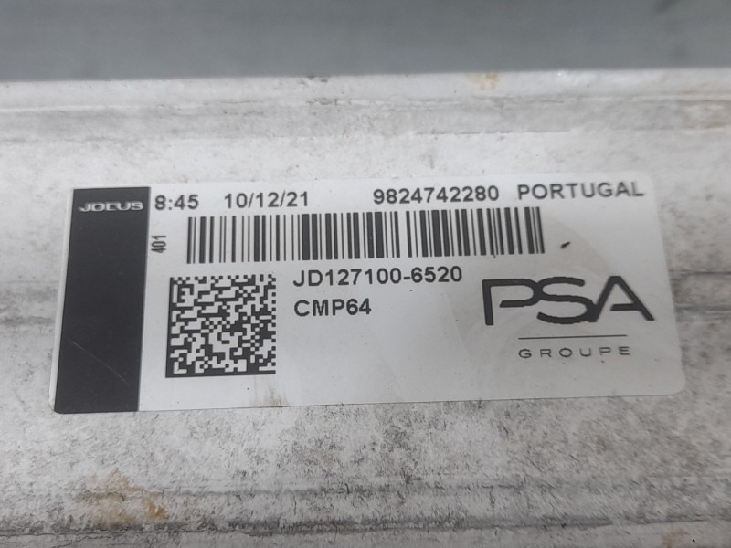 Recambio de intercooler para opel mokka elegance referencia OEM IAM 9824742280  