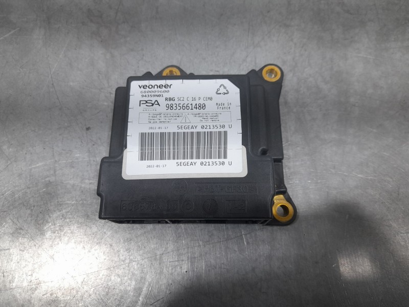 Recambio de kit airbag para opel mokka elegance referencia OEM IAM 9834687780 C/SALPICADERO Y PRETENSORES 