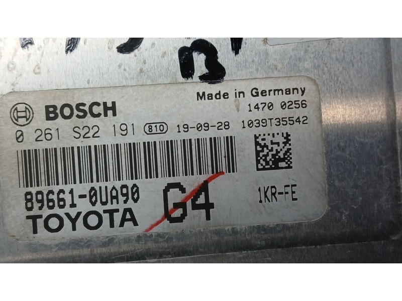 Recambio de centralita motor uce para toyota yaris (_p13_) 1.0 (ksp130) referencia OEM IAM   