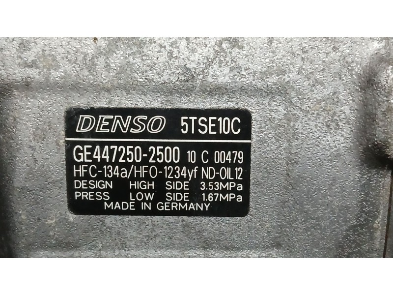 Recambio de compresor aire acondicionado para toyota yaris (_p13_) 1.0 (ksp130) referencia OEM IAM 883100D380 DENSO 5TSE10C 4472