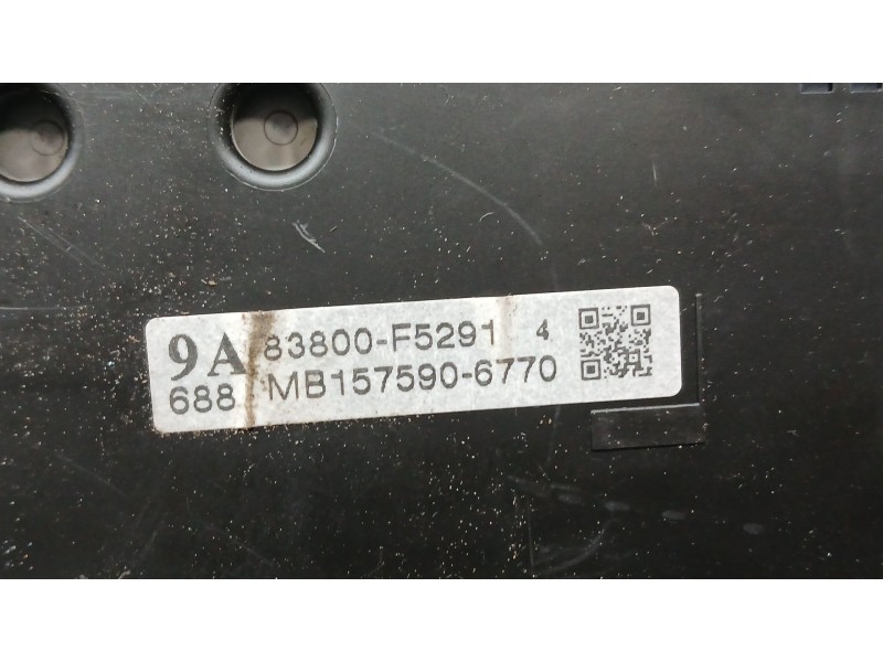 Recambio de cuadro instrumentos para toyota yaris (_p13_) 1.0 (ksp130) referencia OEM IAM 83800F5291  1575906770