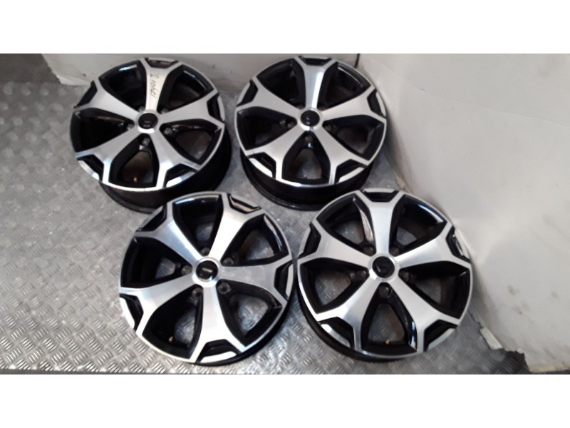 Recambio de juego llantas aluminio para dacia duster (hs_) 1.5 dci referencia OEM IAM 6.5X16 5 TORN ET50 ROZADAS ALUMINIO