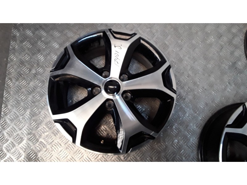 Recambio de juego llantas aluminio para dacia duster (hs_) 1.5 dci referencia OEM IAM 6.5X16 5 TORN ET50 ROZADAS ALUMINIO