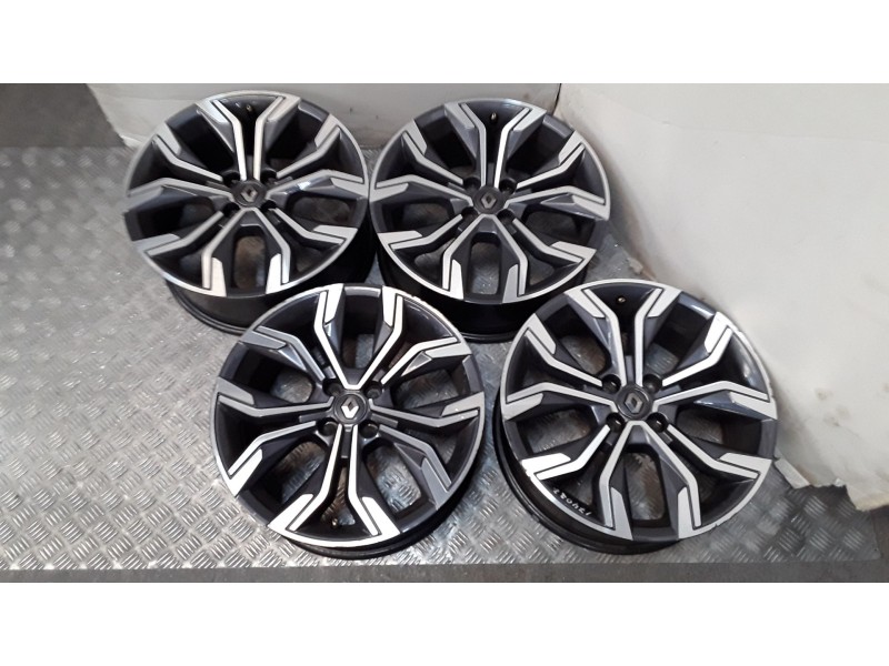 Recambio de juego llantas aluminio para renault clio v (b7_) 1.0 lpg (b7mt) referencia OEM IAM 7X17 4 TORN ET37 ROZADAS ALUMINIO