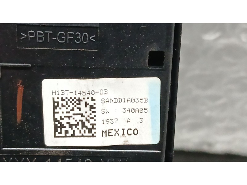 Recambio de mando elevalunas delantero izquierdo para ford fiesta vii (hj, hf) 1.5 tdci referencia OEM IAM H1BT14540DB C/ MANDO 