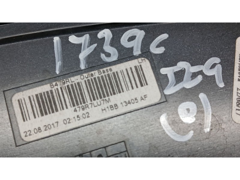 Recambio de piloto trasero izquierdo exterior para ford fiesta vii (hj, hf) 1.5 tdci referencia OEM IAM H1BB13405AF ROZADO 