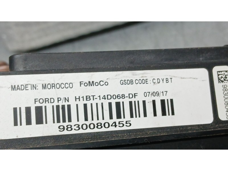Recambio de caja reles / fusibles para ford fiesta vii (hj, hf) 1.5 tdci referencia OEM IAM H1BT14D068DF  9830080455