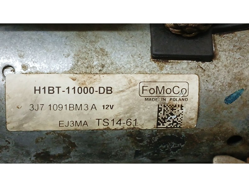 Recambio de motor arranque para ford fiesta vii (hj, hf) 1.5 tdci referencia OEM IAM H1BT11000DB  TS1461