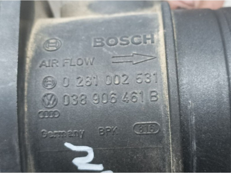 Recambio de caudalimetro para seat altea (5p1) reference referencia OEM IAM 038906461B 0281002531 BOSCH