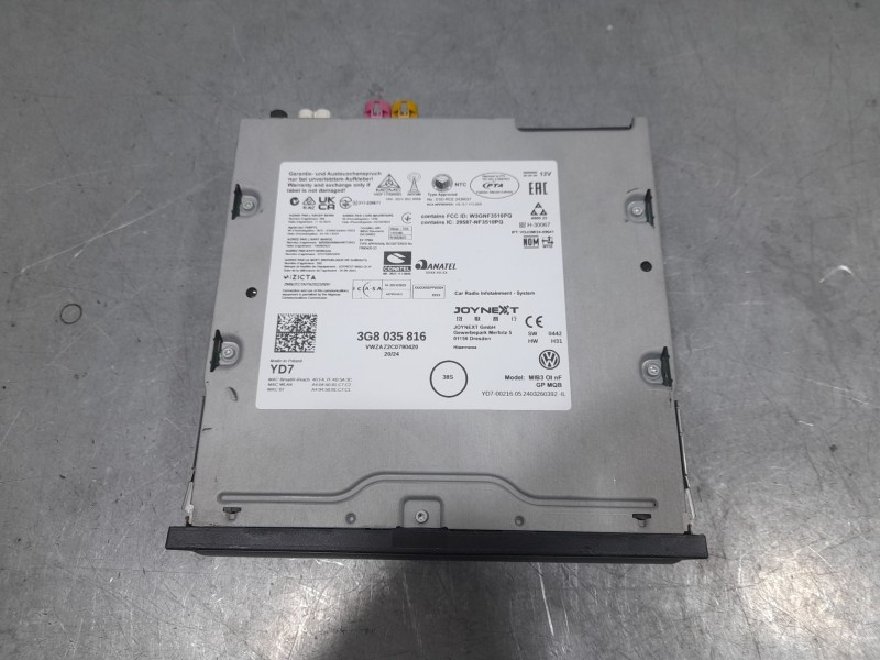 Recambio de sistema audio / radio para volkswagen taigo (cs1) 1.5 tsi referencia OEM IAM 3G8035816 GPS 