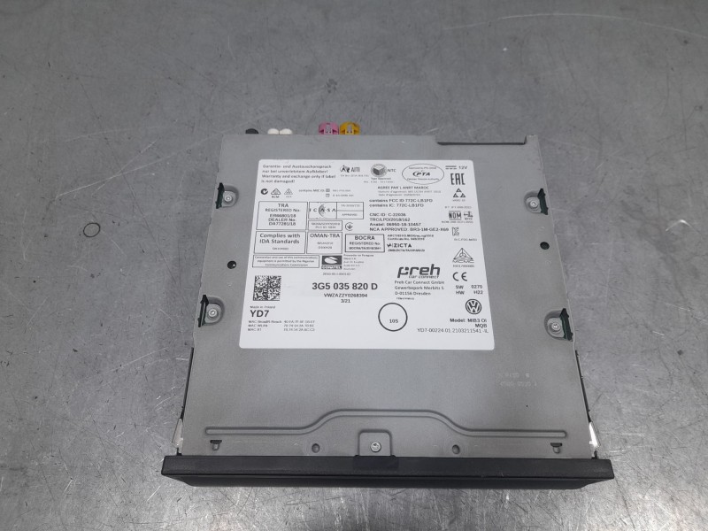 Recambio de sistema audio / radio para volkswagen t-cross (c11, d31) 1.0 tsi referencia OEM IAM 3G5035820D  