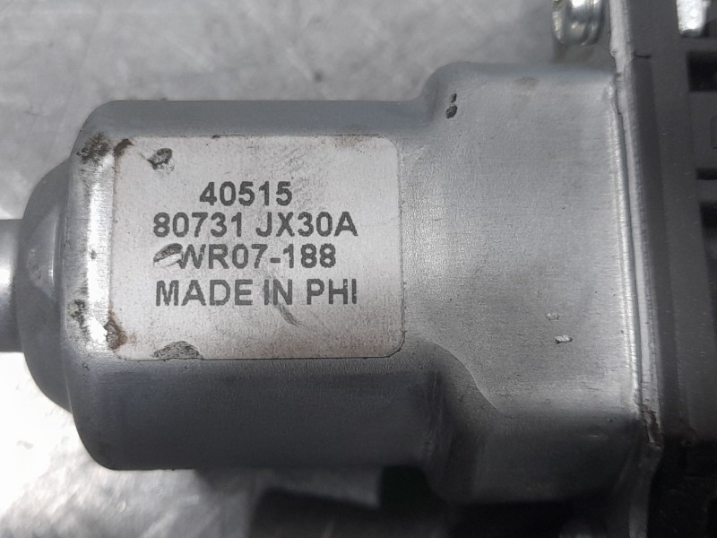 Recambio de elevalunas delantero izquierdo para nissan nv200 furgoneta 1.5 dci 85 (m20, m20m) referencia OEM IAM 80731JX30A  