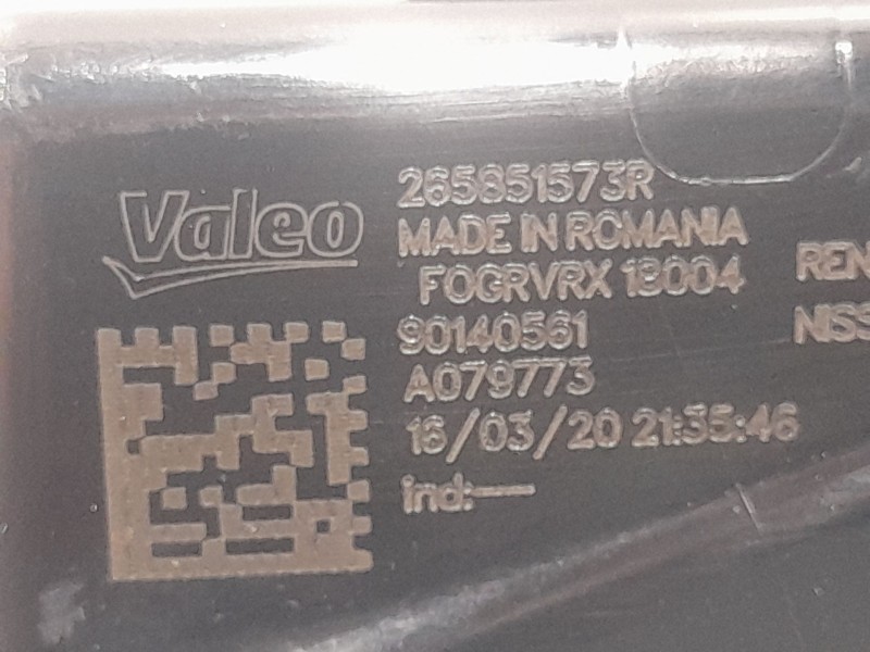Recambio de piloto trasero izquierdo paragolpes para renault kadjar (ha_, hl_) 1.5 blue dci 115 referencia OEM IAM 265851573R 90