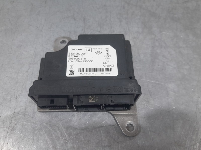 Recambio de kit airbag para renault kadjar (ha_, hl_) 1.5 blue dci 115 referencia OEM IAM 985700230R CON SALPICADERO Y PRETENSOR
