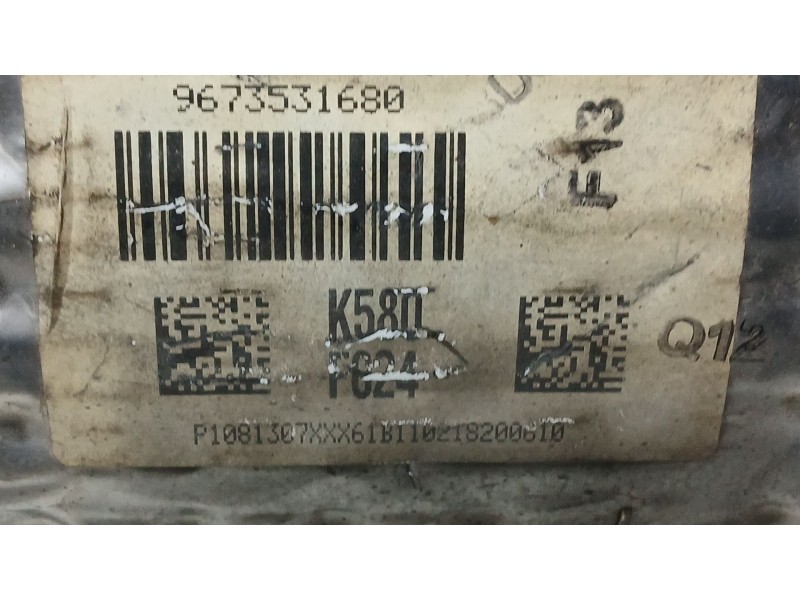 Recambio de catalizador para peugeot 308 i (4a_, 4c_) 1.6 hdi referencia OEM IAM 9673531680 K580 