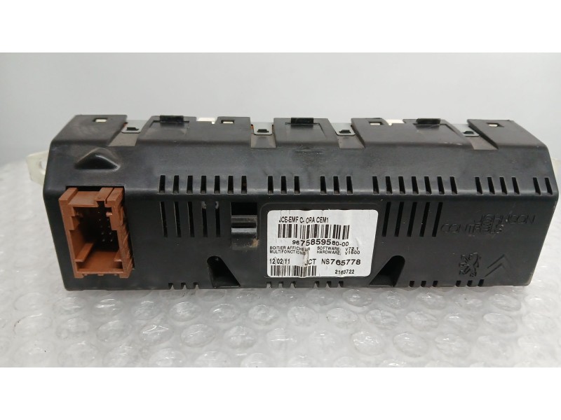Recambio de pantalla multifuncion para peugeot 308 i (4a_, 4c_) 1.6 hdi referencia OEM IAM 9675859580  NS765778
