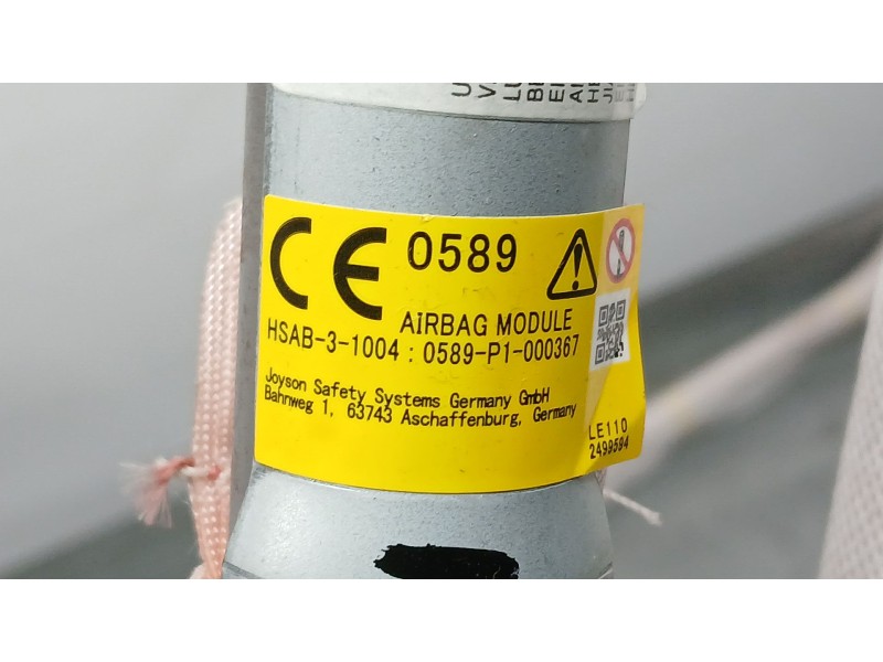 Recambio de airbag cortina delantero derecho para mazda 2 hatchback (dl, dj) 1.5 skyactiv-g referencia OEM IAM   