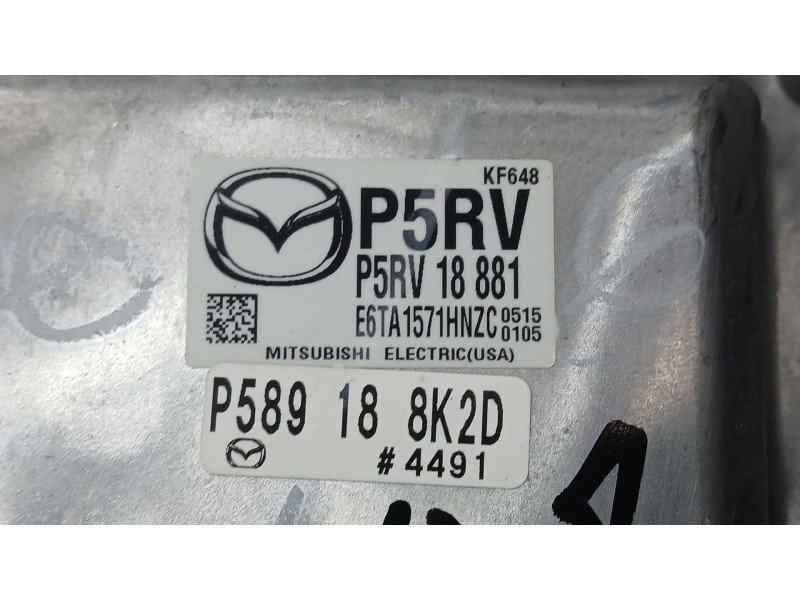 Recambio de centralita motor uce para mazda 2 hatchback (dl, dj) 1.5 skyactiv-g referencia OEM IAM P5RV18881  